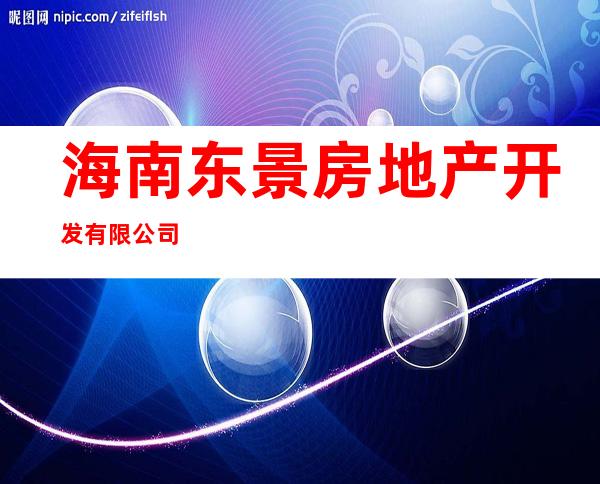 海南东景房地产开发有限公司